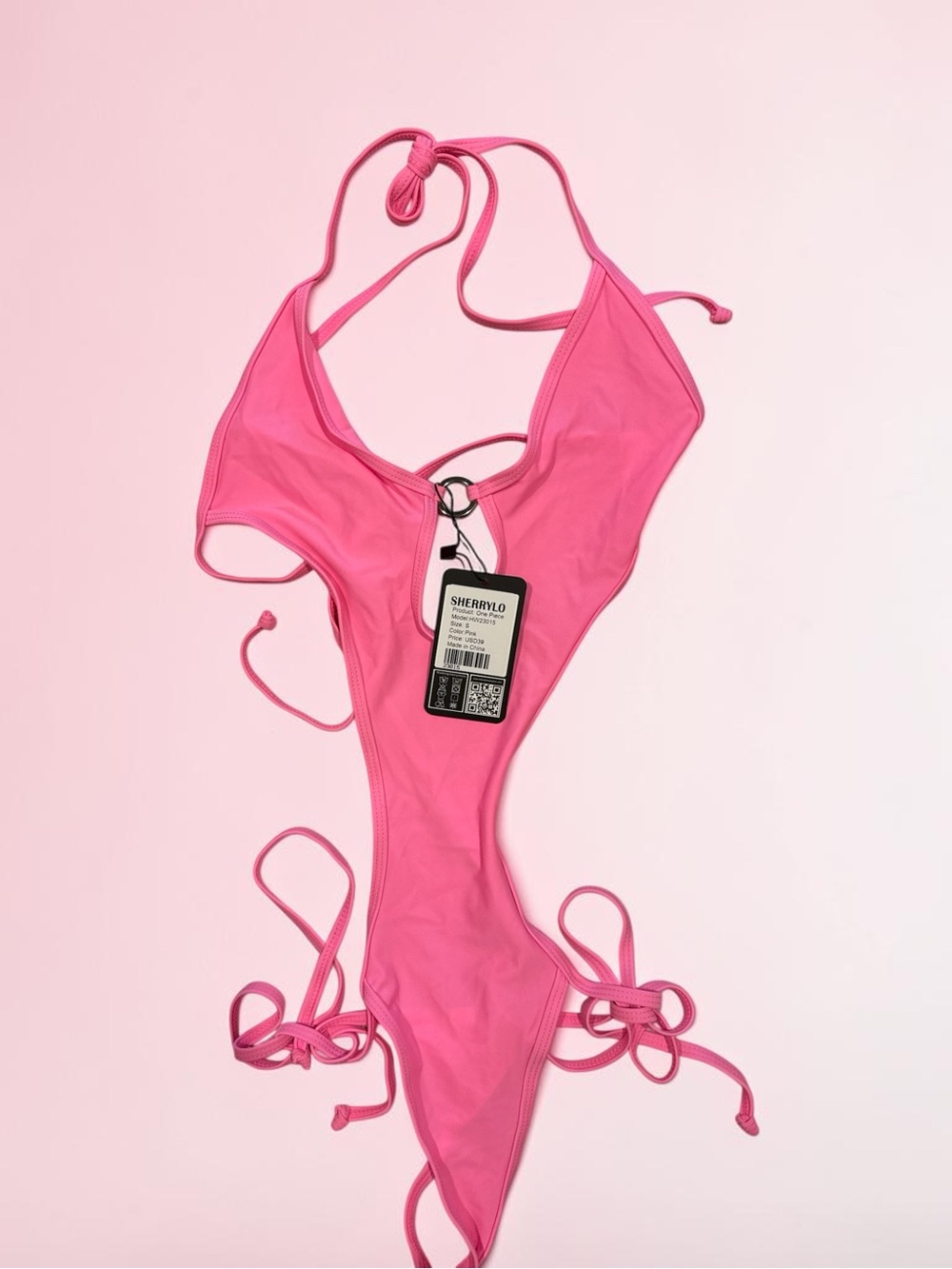 Sherrylo Hot Pink Monokini Swimwear